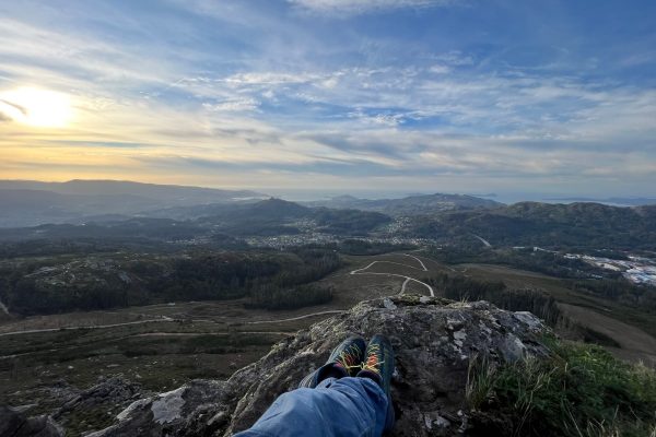 Formación de escalada en Monte Galiñeiro en Vigo